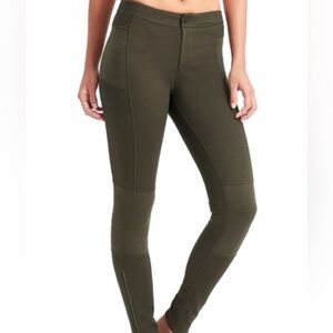 Athleta Skinny Midrise Army Green